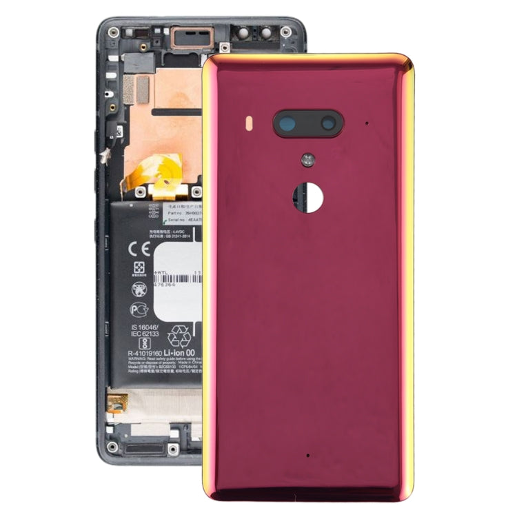 Battery Back Cover with Camera Lens for HTC U12+(Red) - free shipping - PMC TechLife - Order now!
