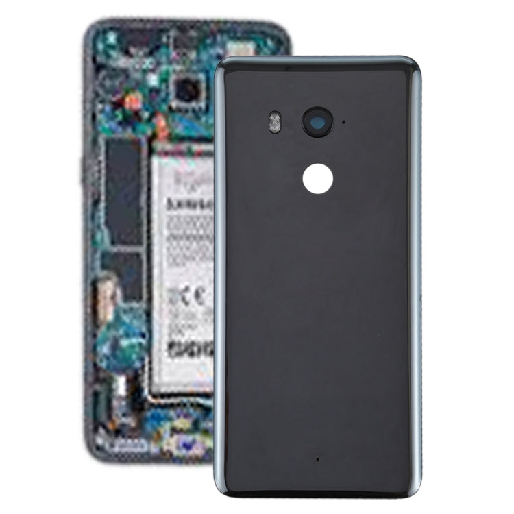 Battery Back Cover with Camera Lens for HTC U11+(Black) - Back Cover by PMC TechLife | Online Shopping South Africa | PMC TechLife