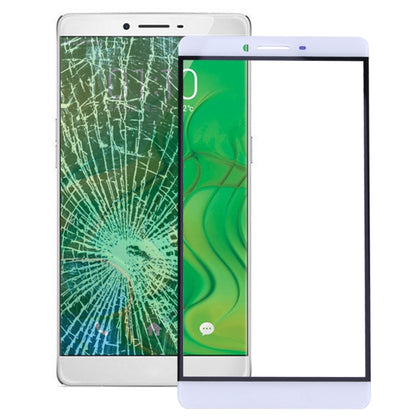 For OPPO R7 Plus Front Screen Outer Glass Lens (White) - Outer Glass Lens by PMC Jewellery | Online Shopping South Africa | PMC Jewellery