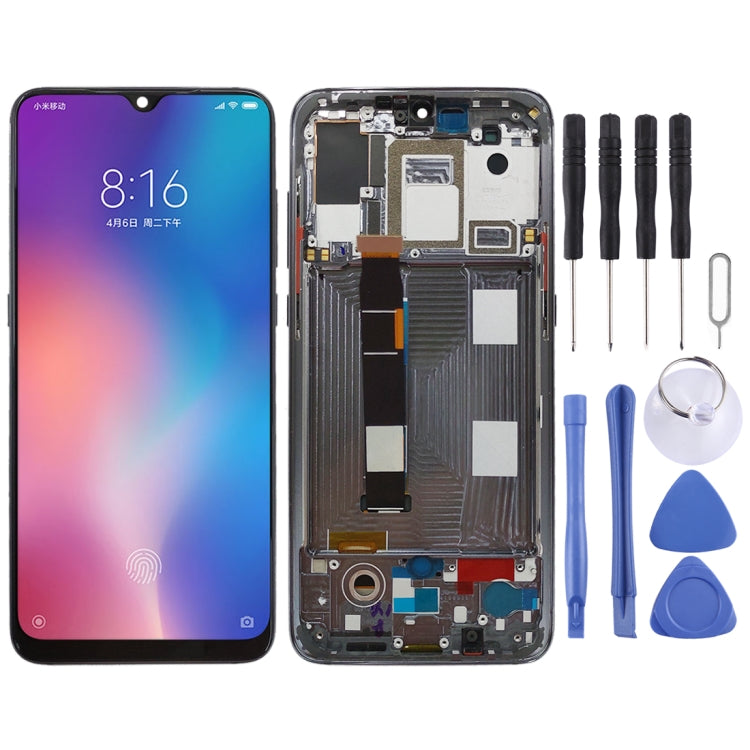 OLED LCD Screen for Xiaomi Mi 9 Digitizer Full Assembly with Frame(Black) - free shipping - PMC TechLife - Order now!