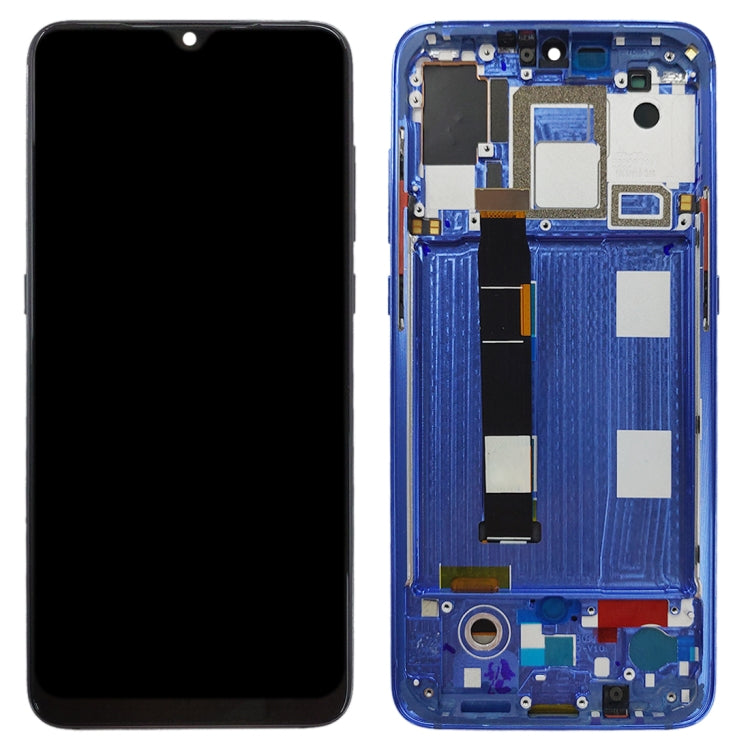 OLED LCD Screen for Xiaomi Mi 9 Digitizer Full Assembly with Frame(Blue) - free shipping - PMC TechLife - Order now!