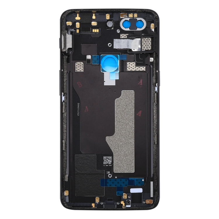 For OnePlus 5T Back Cover (Black) - Back Cover by PMC TechLife | Online Shopping South Africa | PMC TechLife