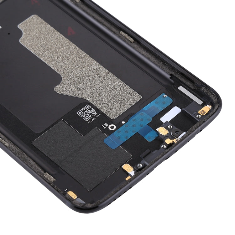 For OnePlus 5T Back Cover (Black) - Back Cover by PMC TechLife | Online Shopping South Africa | PMC TechLife