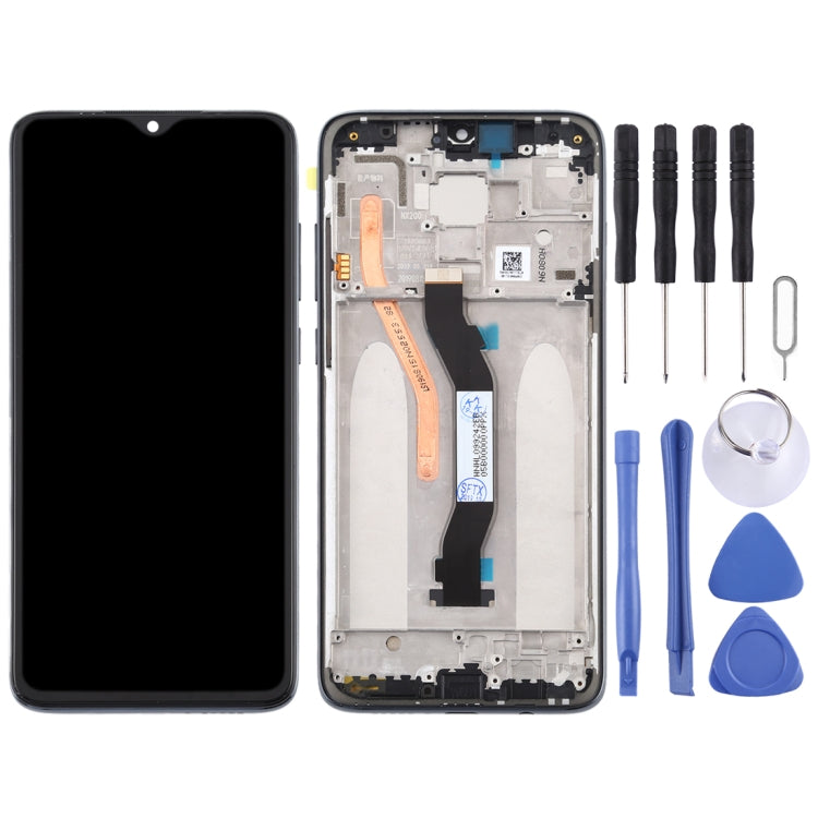 TFT LCD Screen for Xiaomi Redmi Note 8 Pro Digitizer Full Assembly with Frame (Double SIM Card Version)(Black) - free shipping - PMC TechLife - Order now!