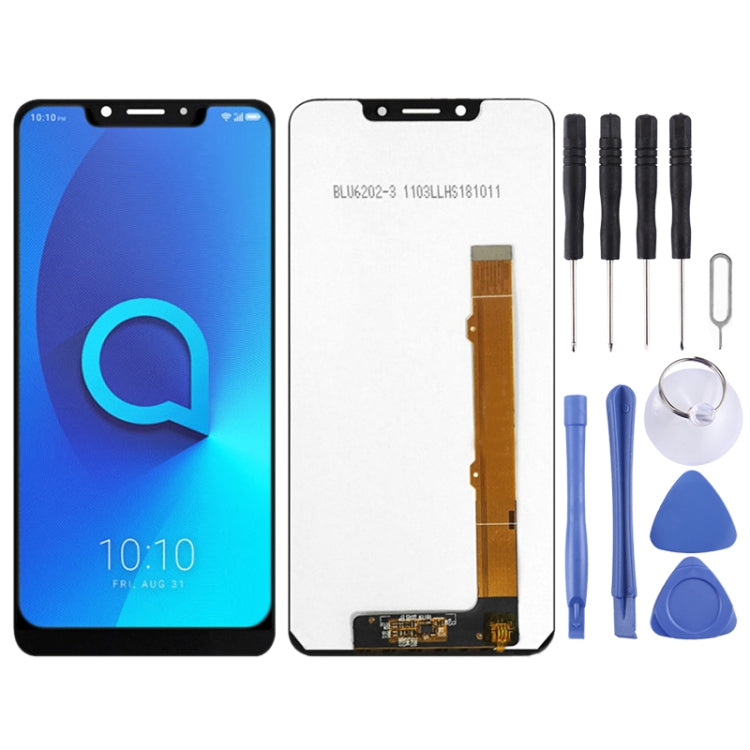 OEM LCD Screen for Alcatel 5V 5060 OT5060 with Digitizer Full Assembly (Black) - free shipping - PMC TechLife - Order now!