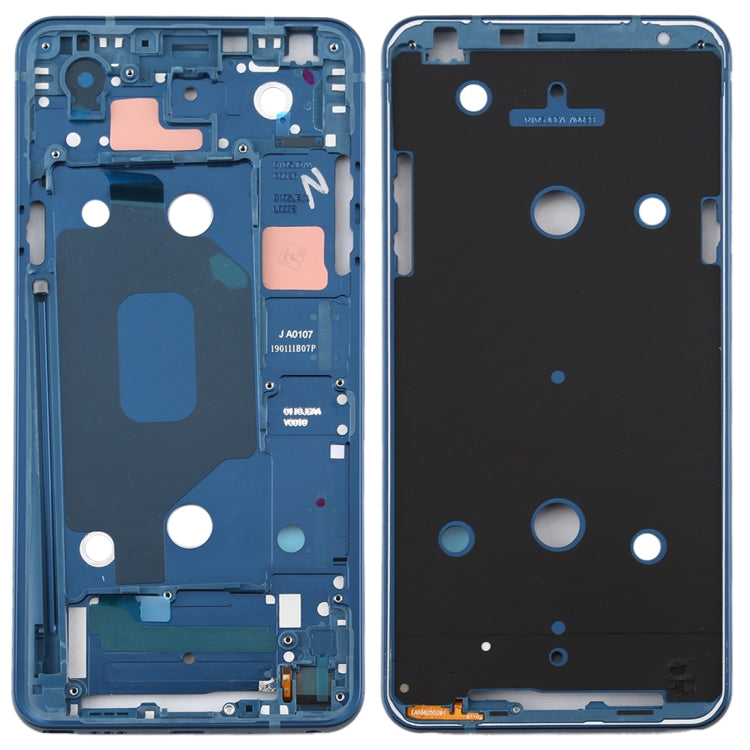 Front Housing LCD Frame Bezel Plate for LG Q Stylo 4 Q710 Q710MS Q710CS (Blue) - For LG by PMC Jewellery | Online Shopping South Africa | PMC Jewellery