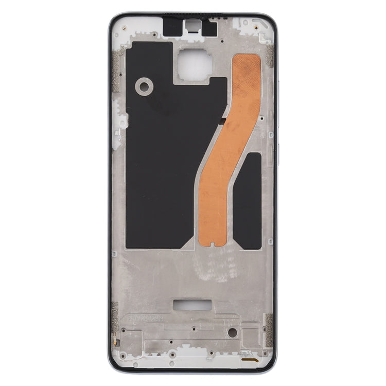 Front Housing LCD Frame Bezel Plate for Xiaomi Redmi Note 8 Pro (Double SIM Version)(White) - Frame Bezel Plate by PMC Jewellery | Online Shopping South Africa | PMC Jewellery