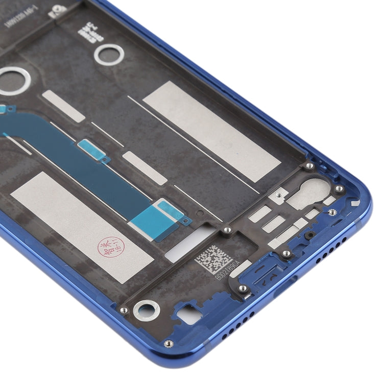 Middle Frame Bezel with Side Keys for Xiaomi Mi 8 Lite (Blue) - Frame Bezel Plate by PMC Jewellery | Online Shopping South Africa | PMC Jewellery