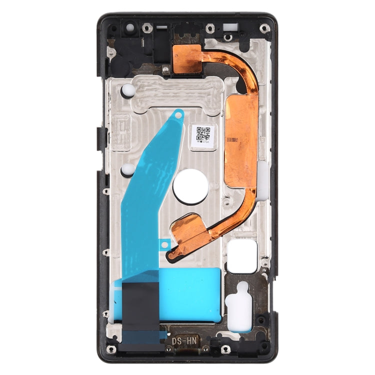 Front Housing LCD Frame Bezel Plate for Nokia 8 Sirocco (Black) - Full Housing Cover by PMC Jewellery | Online Shopping South Africa | PMC Jewellery