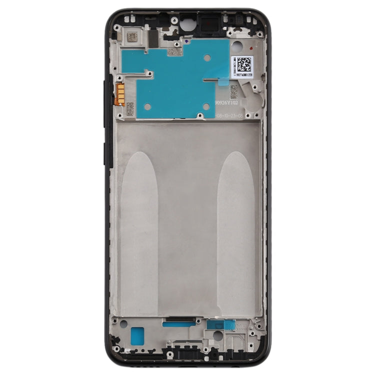 Front Housing LCD Frame Bezel Plate for Xiaomi Redmi Note 8(Black) - Frame Bezel Plate by PMC TechLife | Online Shopping South Africa | PMC TechLife