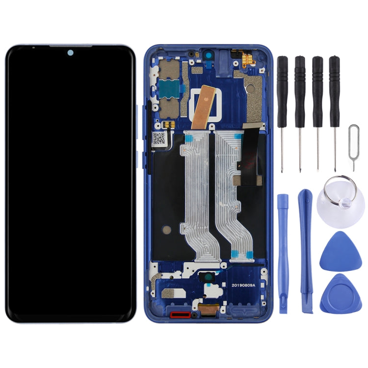 AMOLED Material LCD Screen and Digitizer Full Assembly with Frame for ZTE Axon 10 Pro (4G Version)(Blue) - free shipping - PMC TechLife - Order now!