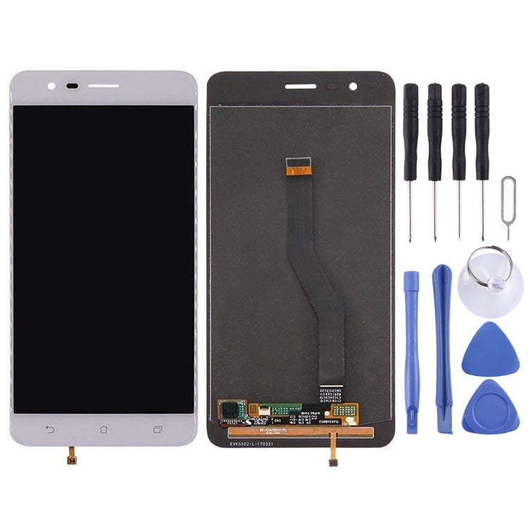 OEM LCD Screen for Asus ZenFone 3 Zoom / ZE553KL Z01HDA with Digitizer Full Assembly (White) - free shipping - PMC TechLife - Order now!