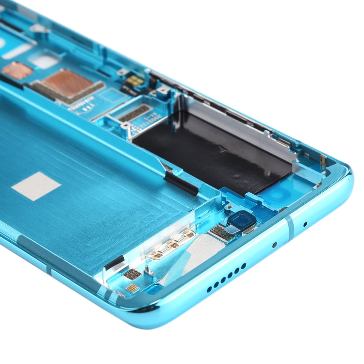 Front Housing LCD Frame Bezel Plate for Xiaomi Mi 10 5G / Mi 10 Pro 5G(Blue) - Frame Bezel Plate by PMC TechLife | Online Shopping South Africa | PMC TechLife