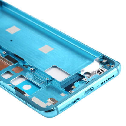 Front Housing LCD Frame Bezel Plate for Xiaomi Mi 10 5G / Mi 10 Pro 5G(Blue) - Frame Bezel Plate by PMC Jewellery | Online Shopping South Africa | PMC Jewellery