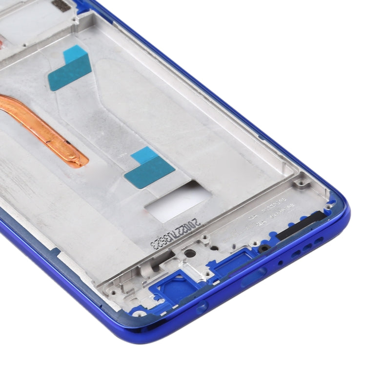 Front Housing LCD Frame Bezel Plate for Xiaomi Redmi K30, 4G Version (Blue) - Frame Bezel Plate by PMC TechLife | Online Shopping South Africa | PMC TechLife