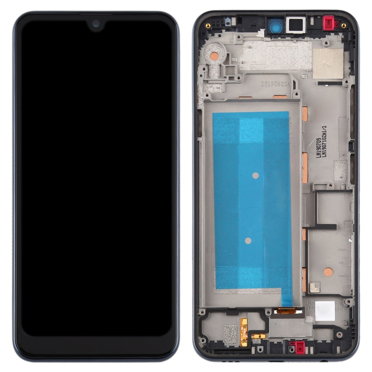 Original LCD Screen for LG Q60,Double SIM Digitizer Full Assembly with Frame(Black) - For LG by PMC Jewellery | Online Shopping South Africa | PMC Jewellery