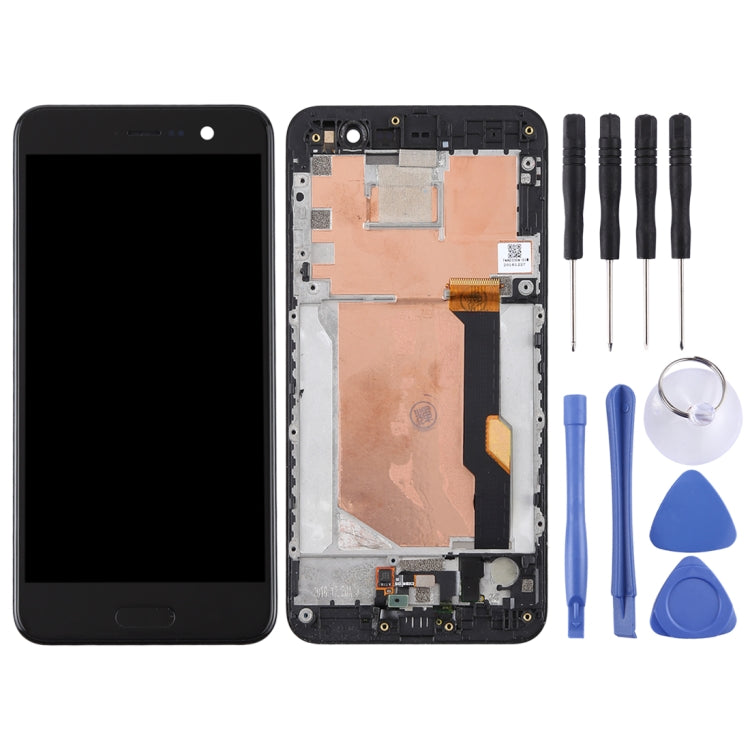 Original LCD Screen for HTC U Play Digitizer Full Assembly with Frame (Black) - free shipping - PMC TechLife - Order now!