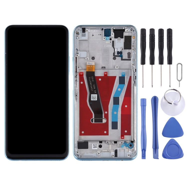 OEM LCD Screen for Huawei P smart Pro 2019 Digitizer Full Assembly with Frame(Blue) - free shipping - PMC TechLife - Order now!