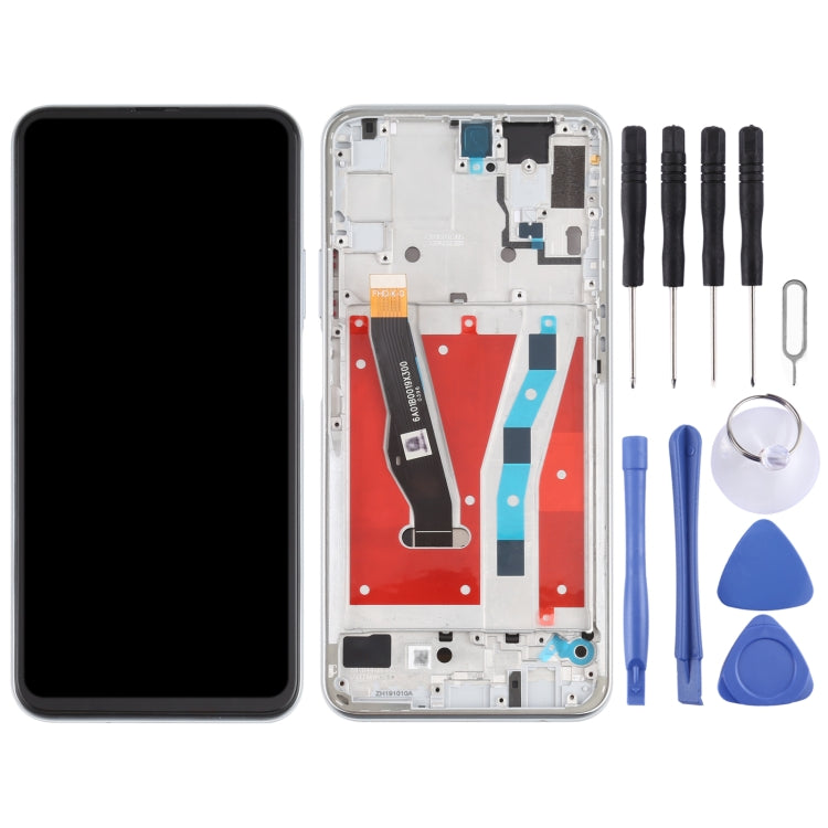 OEM LCD Screen for Huawei P smart Pro 2019 Digitizer Full Assembly with Frame(Silver) - free shipping - PMC TechLife - Order now!