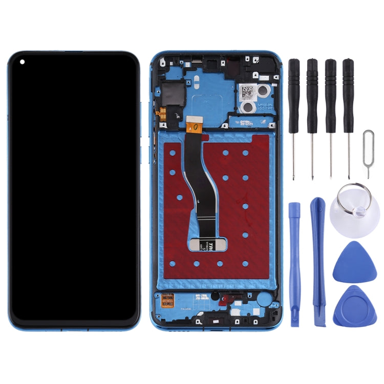 OEM LCD Screen for Huawei Nova 4 Digitizer Full Assembly with Frame(Blue) - free shipping - PMC TechLife - Order now!