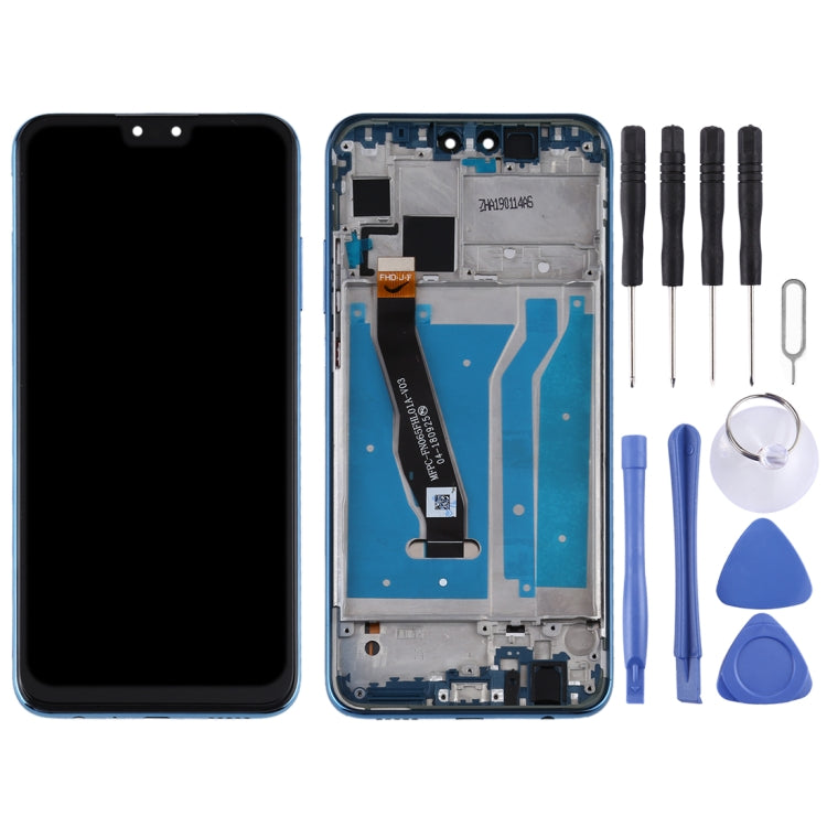 OEM LCD Screen for Huawei Y9 (2019) Digitizer Full Assembly with Frame(Blue) - free shipping - PMC TechLife - Order now!