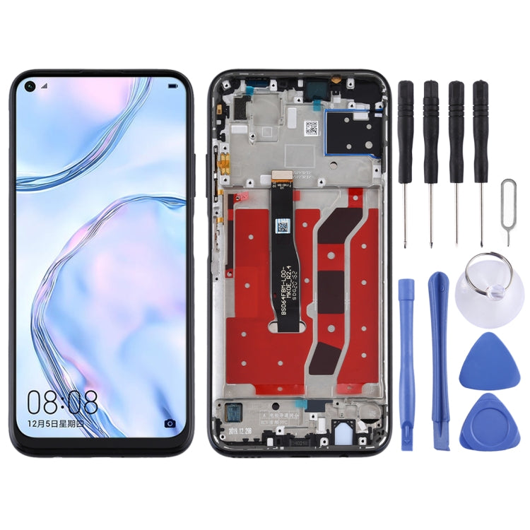 OEM LCD Screen for Huawei Nova 6 SE Digitizer Full Assembly with Frame(Black) - free shipping - PMC TechLife - Order now!