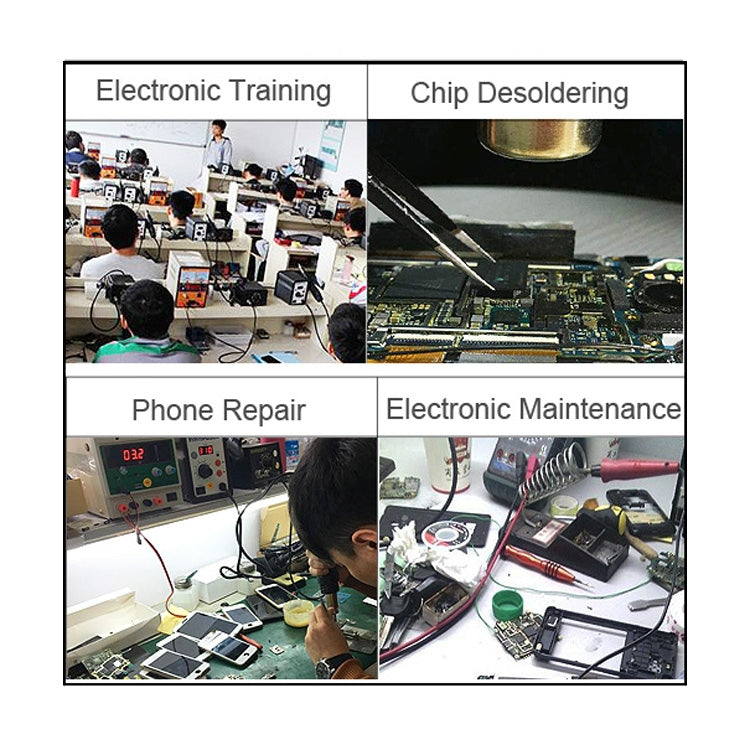 Kaisi K-858D SMD Hot-Air Soldering Station LED Digital Display Support Controllable Temperature for Desoldering + Air Nozzles, EU Plug - Electric Soldering Iron by Kaisi | Online Shopping South Africa | PMC Jewellery | Buy Now Pay Later Mobicred