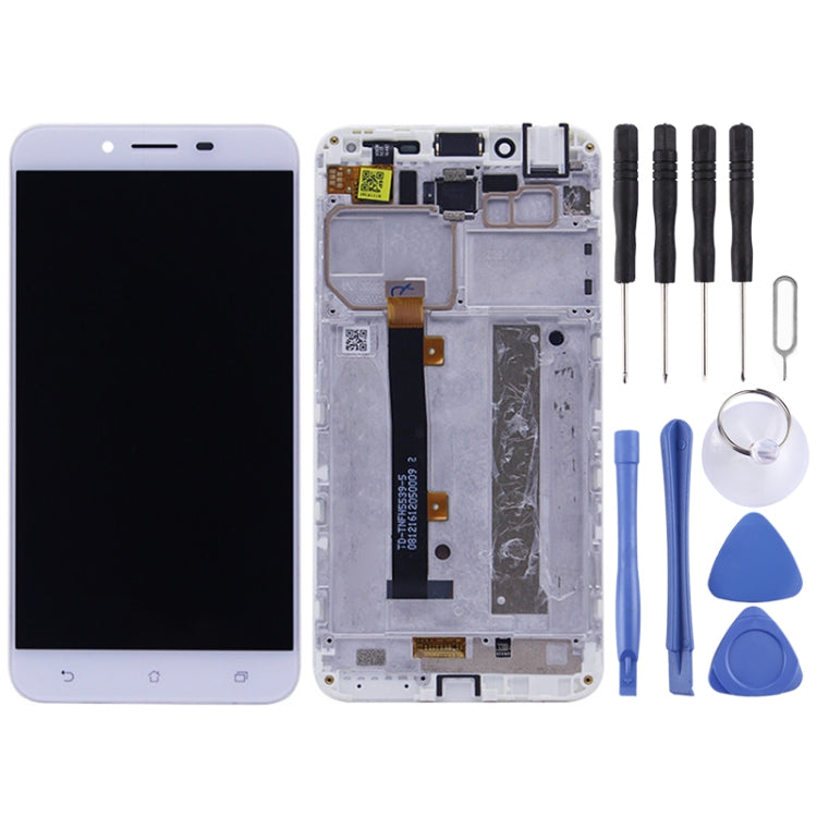 OEM LCD Screen for Asus Zenfone 3 Max ZC553KL / X00D  Digitizer Full Assembly with Frame���White) - free shipping - PMC TechLife - Order now!