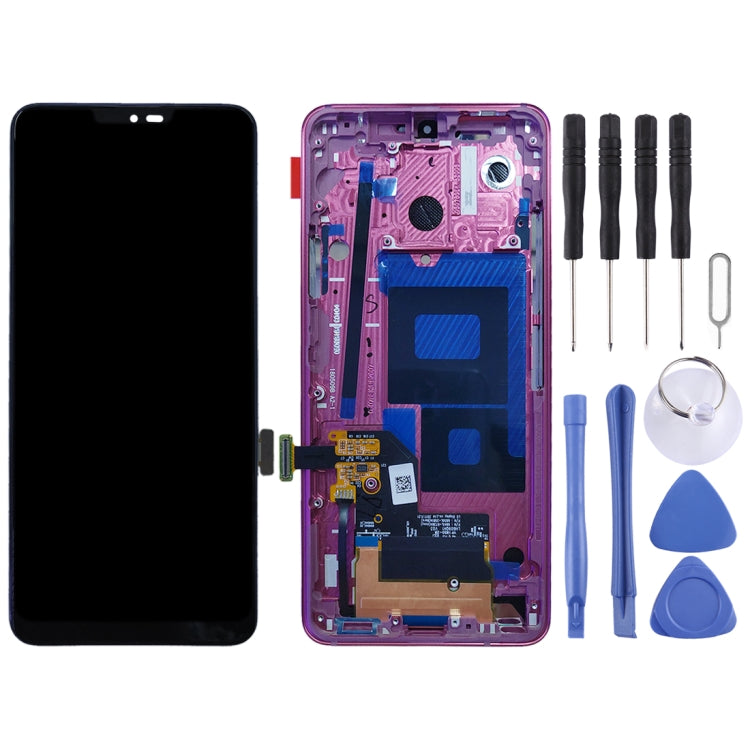 Original LCD Screen for LG G7 ThinQ / G710 G710EM G710PM G710VMP Digitizer Full Assembly with Frame (Red) - free shipping - PMC TechLife - Order now!
