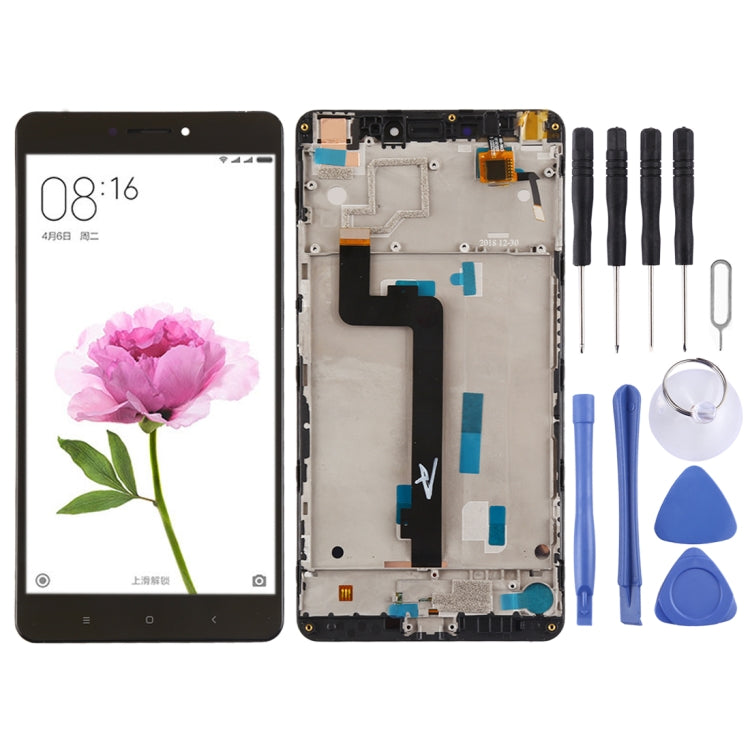 TFT LCD Screen for Xiaomi Mi Max Digitizer Full Assembly with Frame(Black) - free shipping - PMC TechLife - Order now!