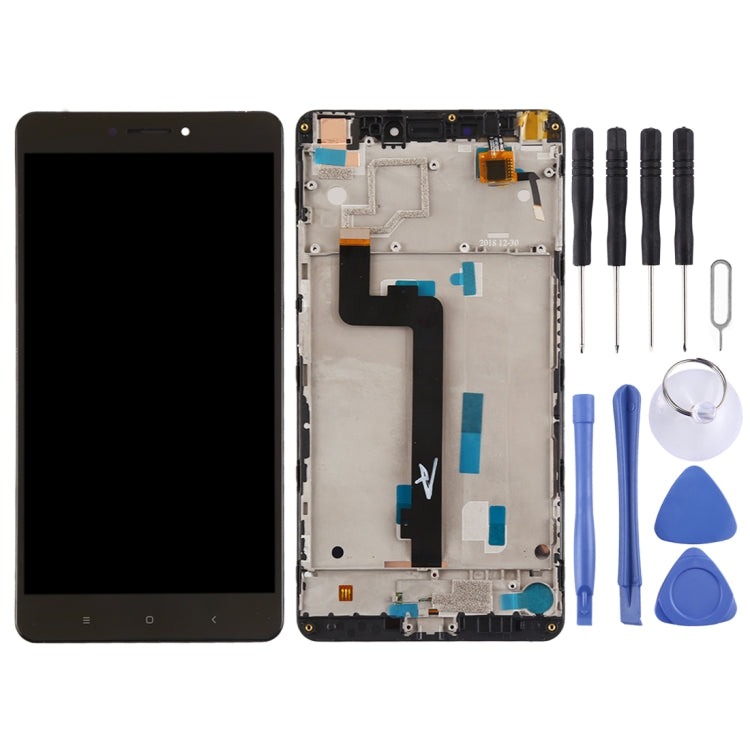 TFT LCD Screen for Xiaomi Mi Max Digitizer Full Assembly with Frame(Black) - free shipping - PMC TechLife - Order now!