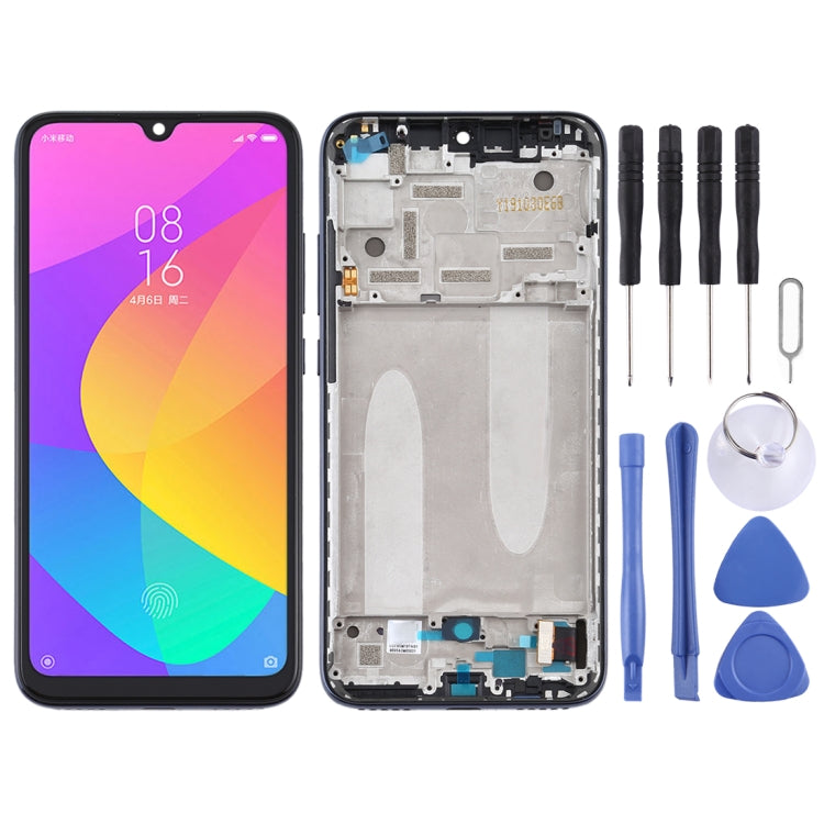 TFT LCD Screen for Xiaomi Mi CC9e / Mi A3 Digitizer Full Assembly with Frame(Black) - free shipping - PMC TechLife - Order now!