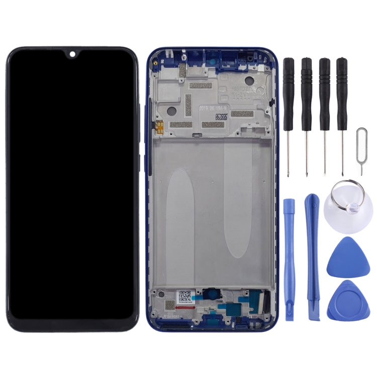 TFT LCD Screen for Xiaomi Mi CC9e / Mi A3 Digitizer Full Assembly with Frame(Blue) - free shipping - PMC TechLife - Order now!
