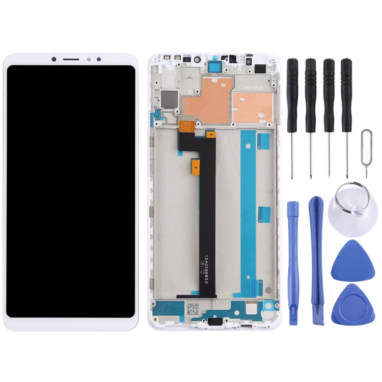 TFT LCD Screen for Xiaomi Mi Max 3 Digitizer Full Assembly with Frame(White) - free shipping - PMC TechLife - Order now!