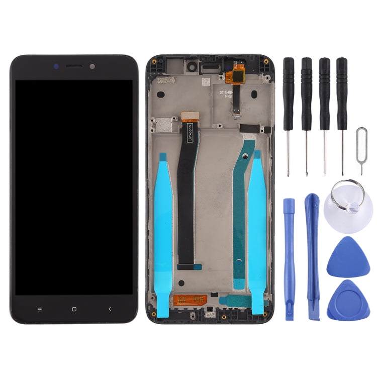 TFT LCD Screen for Xiaomi Redmi 4X Digitizer Full Assembly with Frame(Black) - free shipping - PMC TechLife - Order now!