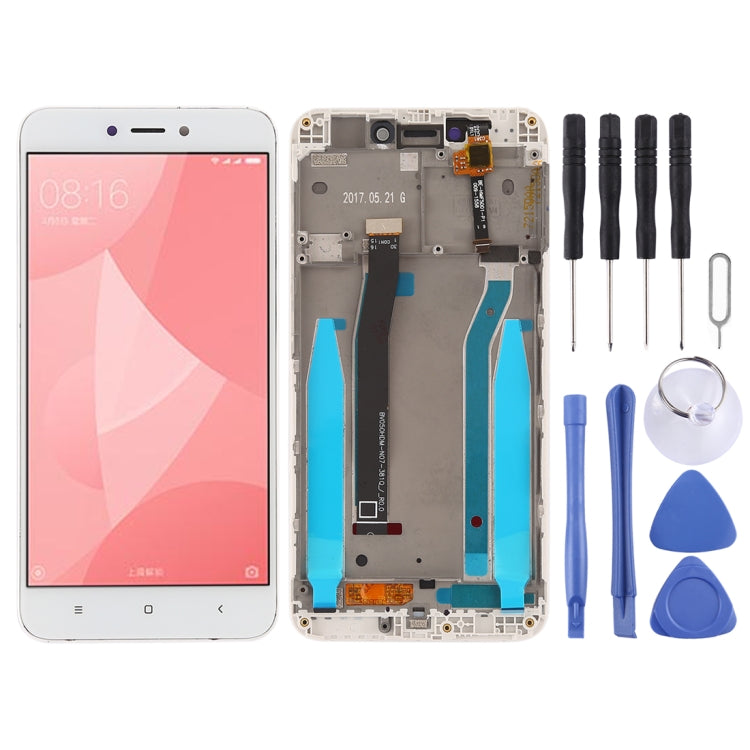 TFT LCD Screen for Xiaomi Redmi 4X Digitizer Full Assembly with Frame(White) - LCD Screen by PMC Jewellery | Online Shopping South Africa | PMC Jewellery