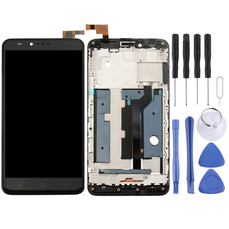 OEM LCD Screen For ZTE ZMax Pro / Z981 Digitizer Full Assembly with Frame���Black) - free shipping - PMC TechLife - Order now!