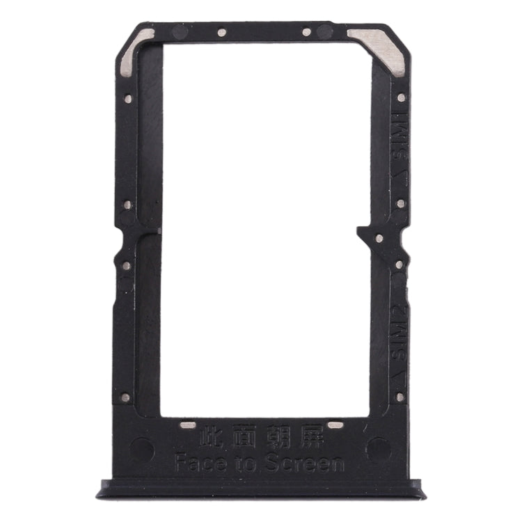 For OPPO Reno3/K7 5G/Find X2 Lite SIM Card Tray + SIM Card Tray(Black) - Card Tray by PMC TechLife | Online Shopping South Africa | PMC TechLife | Buy Now Pay Later Mobicred