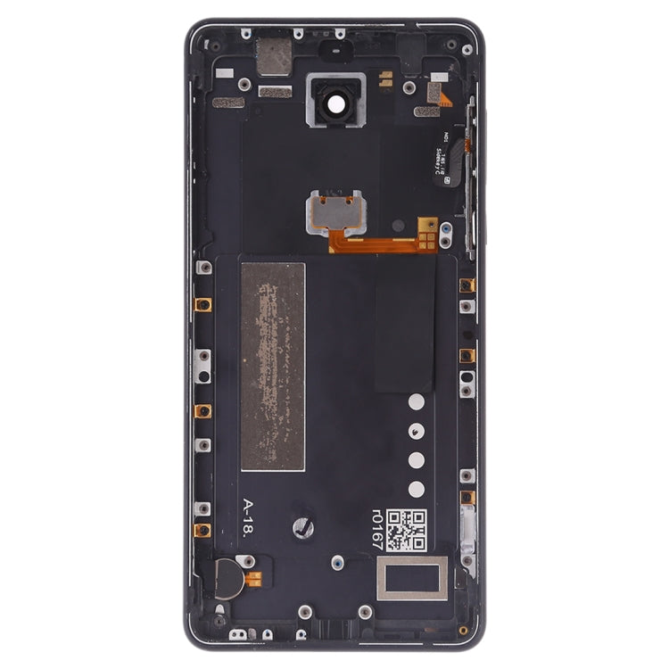 Battery Back Cover with Camera Lens & Side Keys for Nokia 5(Black) - Back Cover by PMC TechLife | Online Shopping South Africa | PMC TechLife
