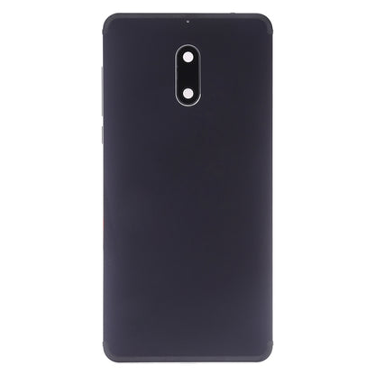 Battery Back Cover with Camera Lens & Side Keys for Nokia 6(Black) - Back Cover by PMC Jewellery | Online Shopping South Africa | PMC Jewellery