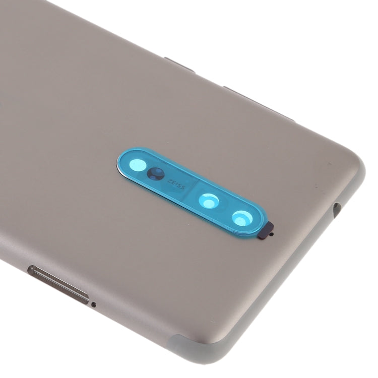Battery Back Cover with Camera Lens & Side Keys for Nokia 8(Gold) - Back Cover by PMC TechLife | Online Shopping South Africa | PMC TechLife
