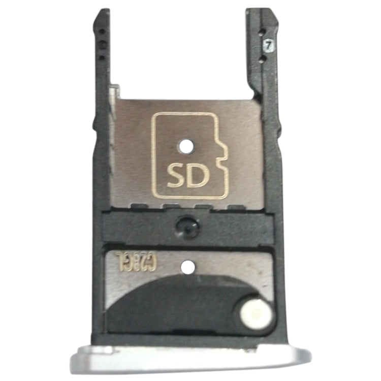 2 SIM Card Tray + Micro SD Card Tray for Motorola Moto Z Play(Silver) - free shipping - PMC TechLife - Order now!