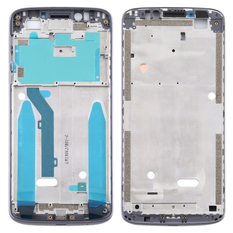 Front Housing LCD Frame Bezel for Motorola Moto E5(Grey) - Frame Bezel Plate by PMC Jewellery | Online Shopping South Africa | PMC Jewellery