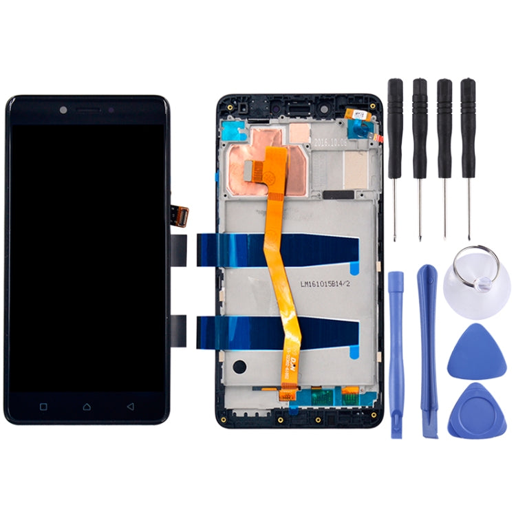 OEM LCD Screen for 5.5 inch Lenovo K6 Note K53a48 Digitizer Full Assembly with Frame (Black) - free shipping - PMC TechLife - Order now!