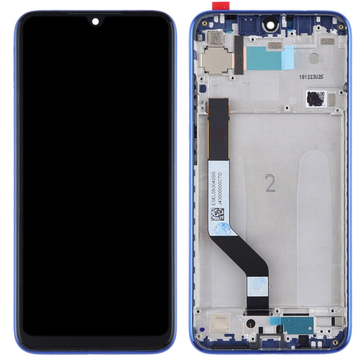 TFT LCD Screen for Xiaomi Redmi Note 7 / Redmi Note 7 Pro Digitizer Full Assembly with Frame(Blue) - free shipping - PMC TechLife - Order now!