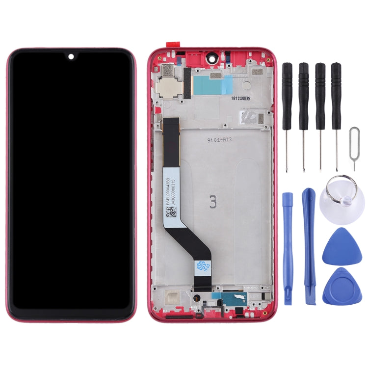 TFT LCD Screen for Xiaomi Redmi Note 7 / Redmi Note 7 Pro Digitizer Full Assembly with Frame(Red) - free shipping - PMC TechLife - Order now!