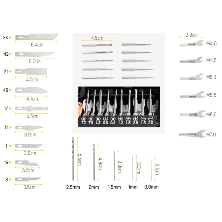 JAKEMY JM-8158 34 in 1 Multipurpose Screwdriver Set Hardware Repair Tool - free shipping - PMC TechLife - Order now!