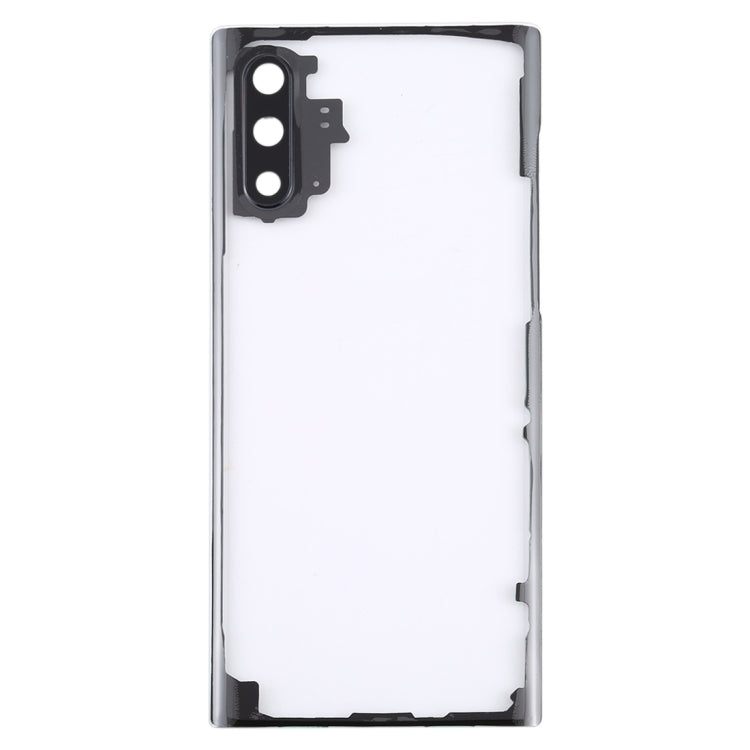 For Samsung Galaxy Note 10 N970 N9700 Transparent Battery Back Cover with Camera Lens Cover (Transparent) - Back Cover by PMC Jewellery | Online Shopping South Africa | PMC Jewellery