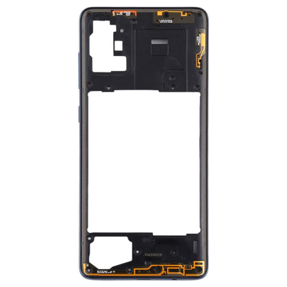 For Samsung Galaxy A71  Middle Frame Bezel Plate (Black) - Frame Bezel Plate by PMC Jewellery | Online Shopping South Africa | PMC Jewellery