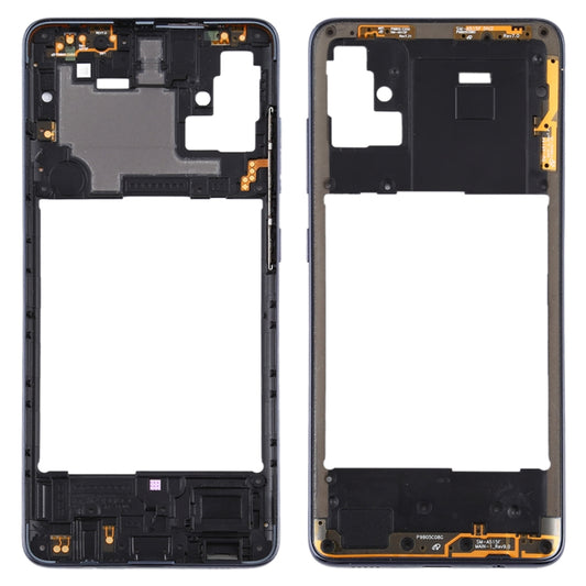 For Samsung Galaxy A51  Middle Frame Bezel Plate (Black) - Frame Bezel Plate by PMC Jewellery | Online Shopping South Africa | PMC Jewellery